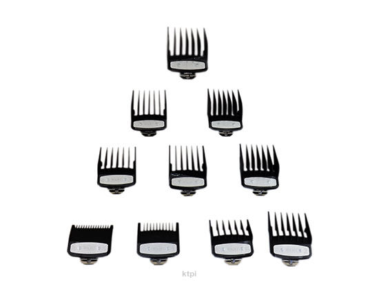 Wahl Nasadki Czarne Metalowe 10 sztuk 1,5-25 mm