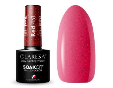 Claresa Lakier Hybrydowy 431 Red 5 ml