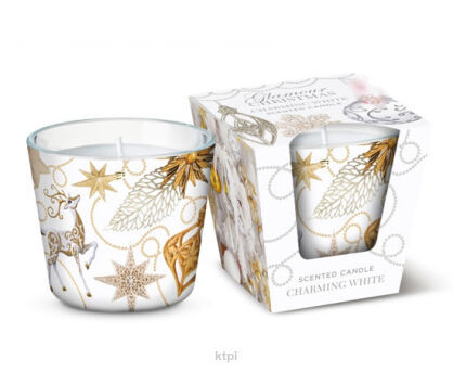 Bartek Candles Świeczka Charming White 115g