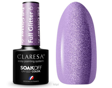 Claresa Lakier Hybrydowy 6 Full Glitter 5 ml