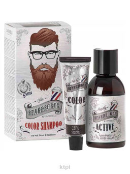 Beardburys Szampon Koloryzujący 3N Ciemny Brąz 75ml
