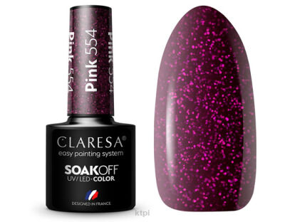 Claresa Lakier Hybrydowy 554 Pink 5 ml