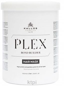 Kallos Plex Bond Maska do włosów z białkiem roślinnym i peptydami 1000 ml