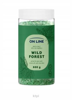 ON LINE Wild Forest sól do kąpieli 800 g
