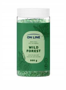 ON LINE Wild Forest sól do kąpieli 800 g