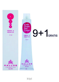 Kallos KJMN Hair Colour Farba do włosów 100ml ZESTAW 9 + 1 gratis