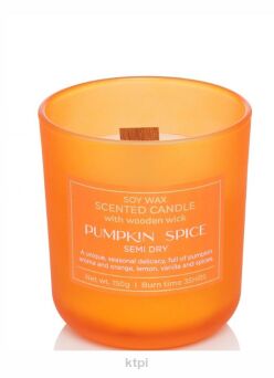 Bartek Candles Pumpkin Spice Semi Dry Świeca zapachowa 150 g