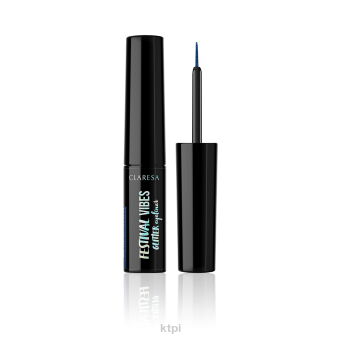 Claresa Festival Vibes eyeliner brokatowy 02 Blueglow 4g