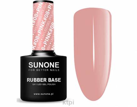 Sunone Baza kauczukowa Rubber Base Pink 08 12 g