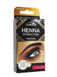 Joanna Kremowa Henna Do Brwi i Rzęs 1.0 Czarna