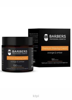 Barbers Orange Amber Krem do Golenia Nawilżający 100 ml
