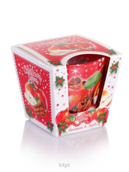 Bartek Candles Świeczka Cinnamon Apple 115 g