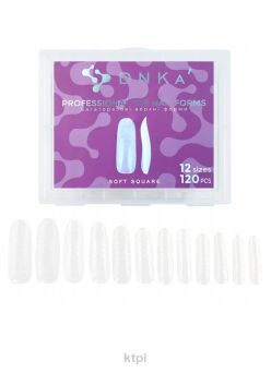 DNKA Professional Nail Forms Soft Square 120 sztuk